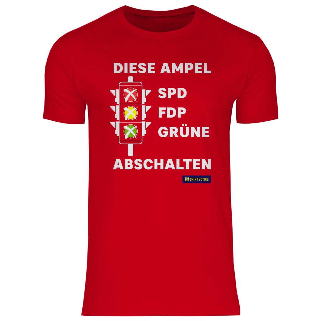 Herren T-Shirt Diese Ampel