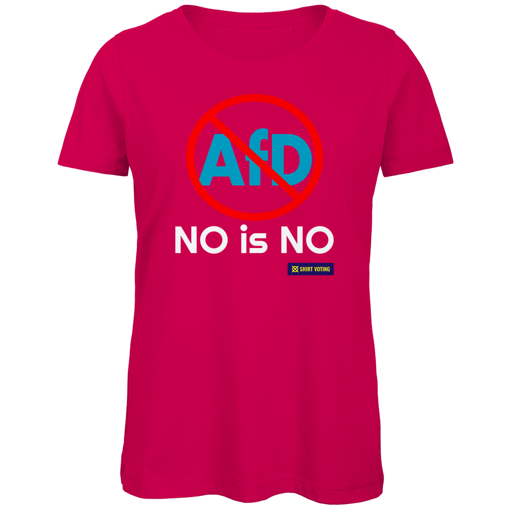 Damen Premium Bio T-Shirt AfD NO is NO