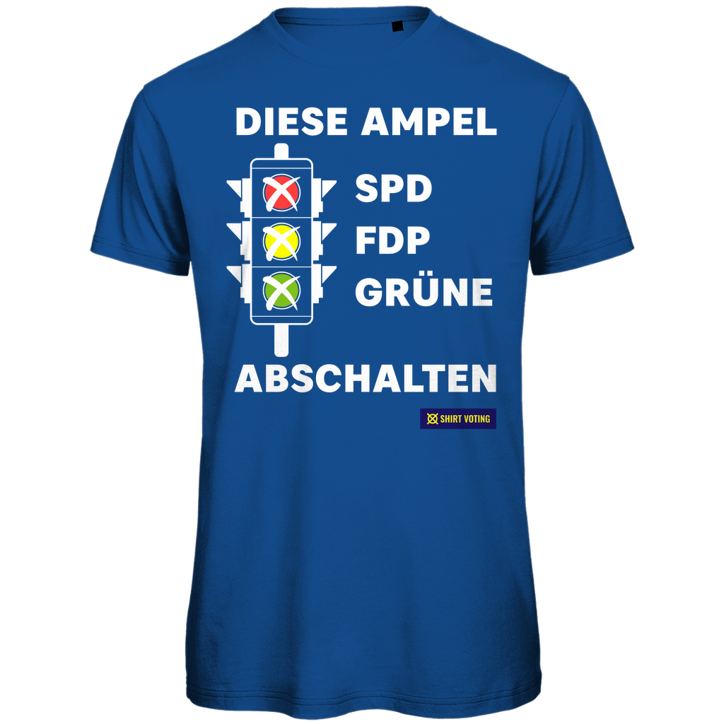 Herren Premium Bio T-Shirt Diese Ampel