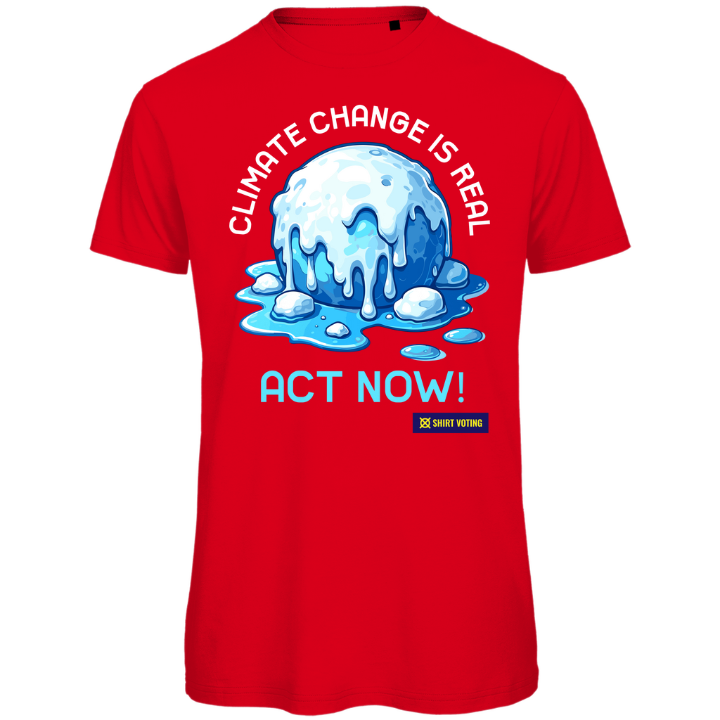 Herren Premium Bio T-Shirt Climate Change