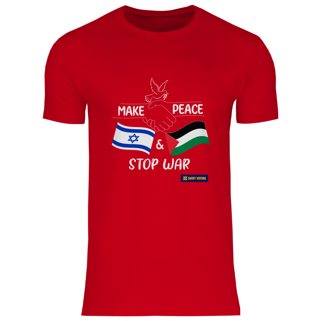 Herren T-Shirt Make Peace IL & PS
