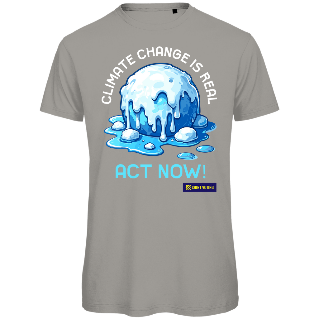 Herren Premium Bio T-Shirt Climate Change