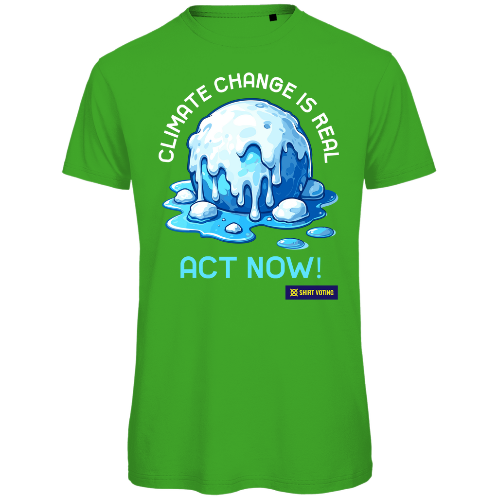 Herren Premium Bio T-Shirt Climate Change