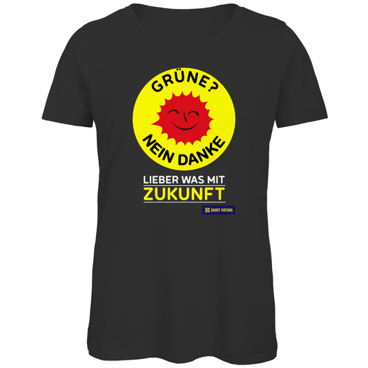 Damen Premium Bio T-Shirt Grüne? Nein Danke
