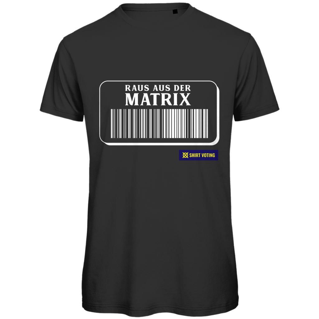 Herren Premium Bio T-Shirt Raus aus der Matrix