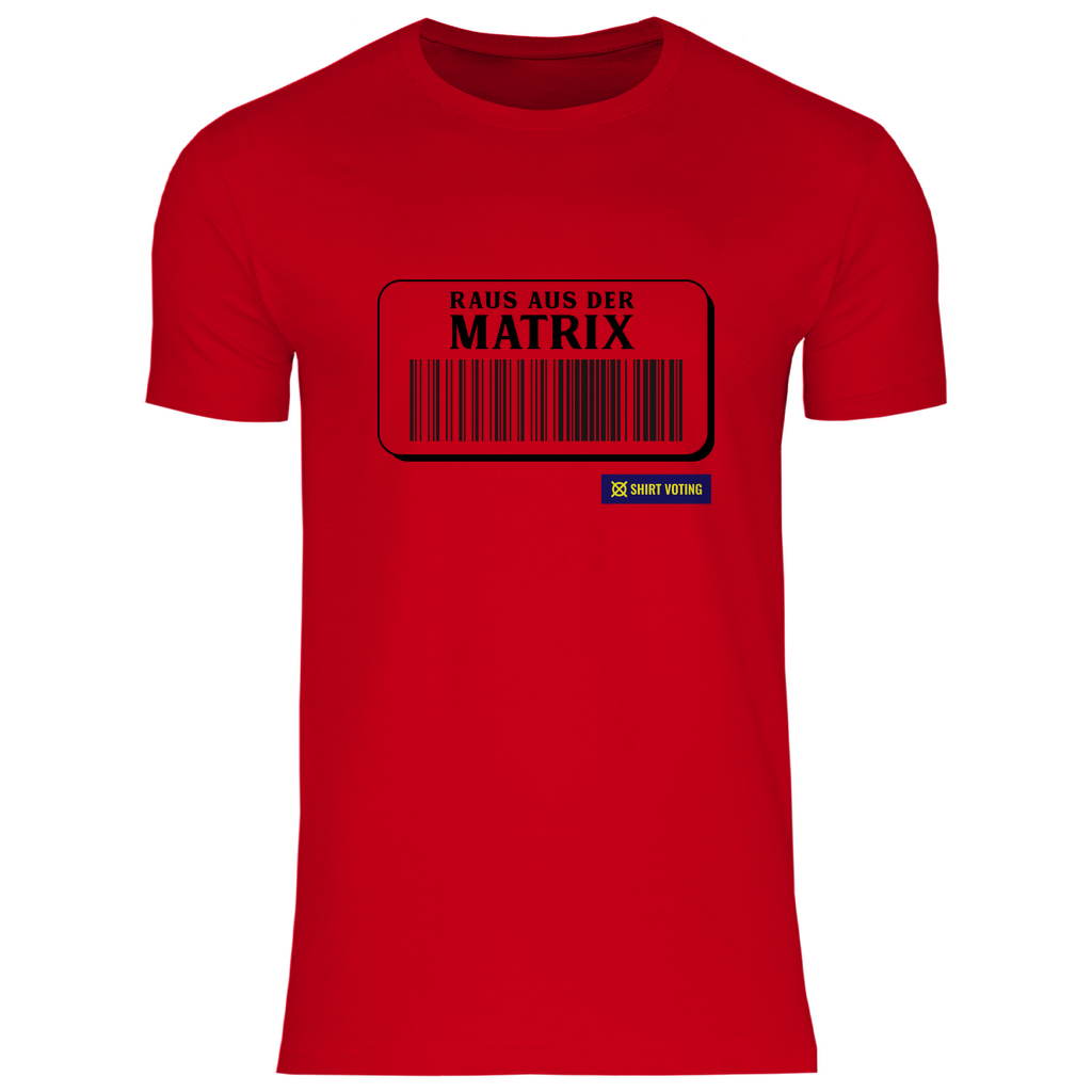 Herren T-Shirt Raus aus der Matrix