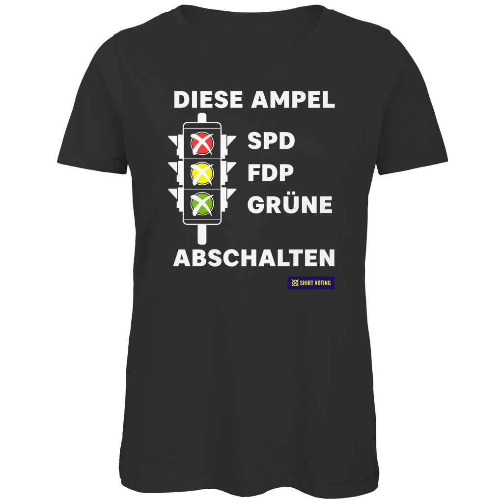 Damen Premium Bio T-Shirt Diese Ampel