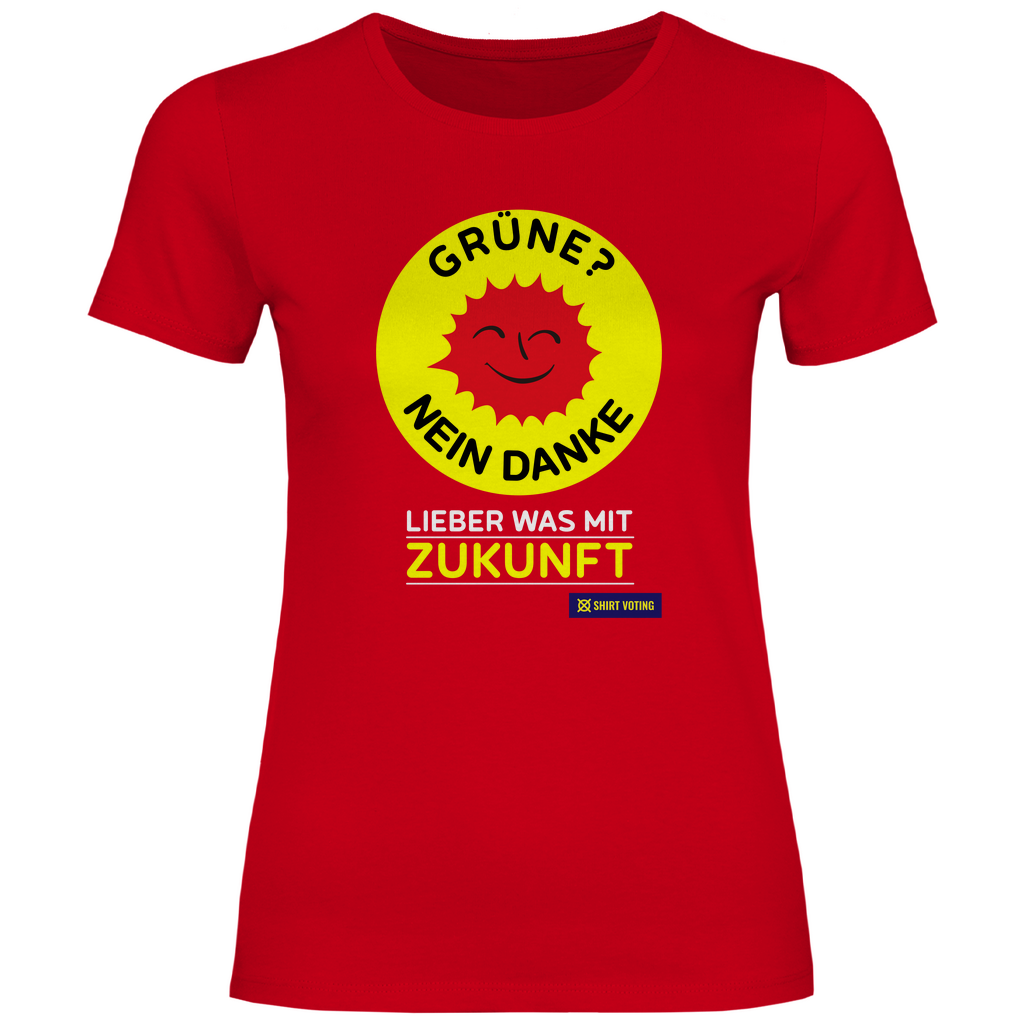 Damen T-Shirt Grüne? Nein Danke!