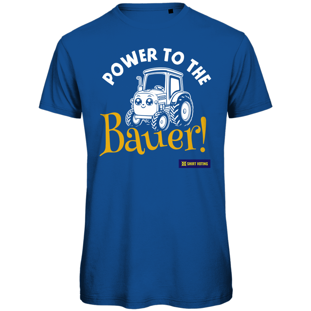 Herren Premium Bio T-Shirt Power to the Bauer!