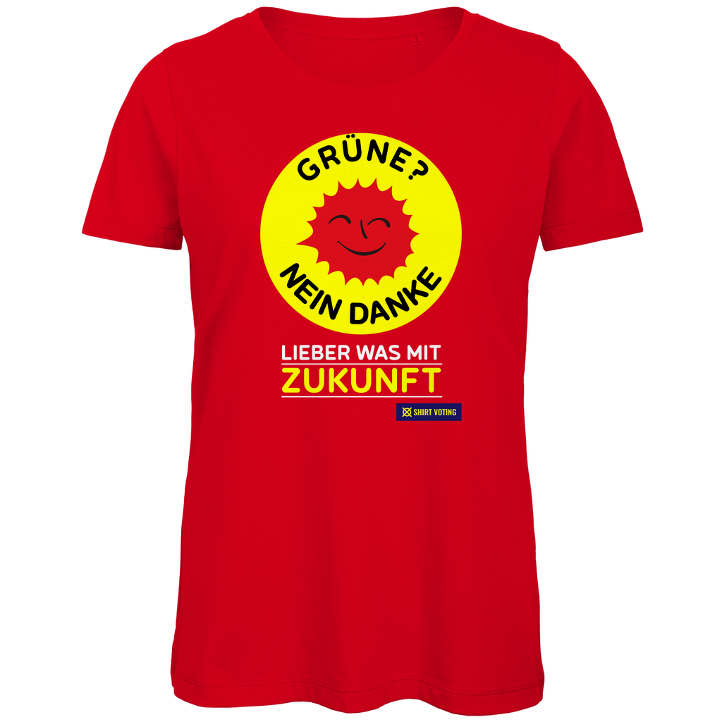 Damen Premium Bio T-Shirt Grüne? Nein Danke
