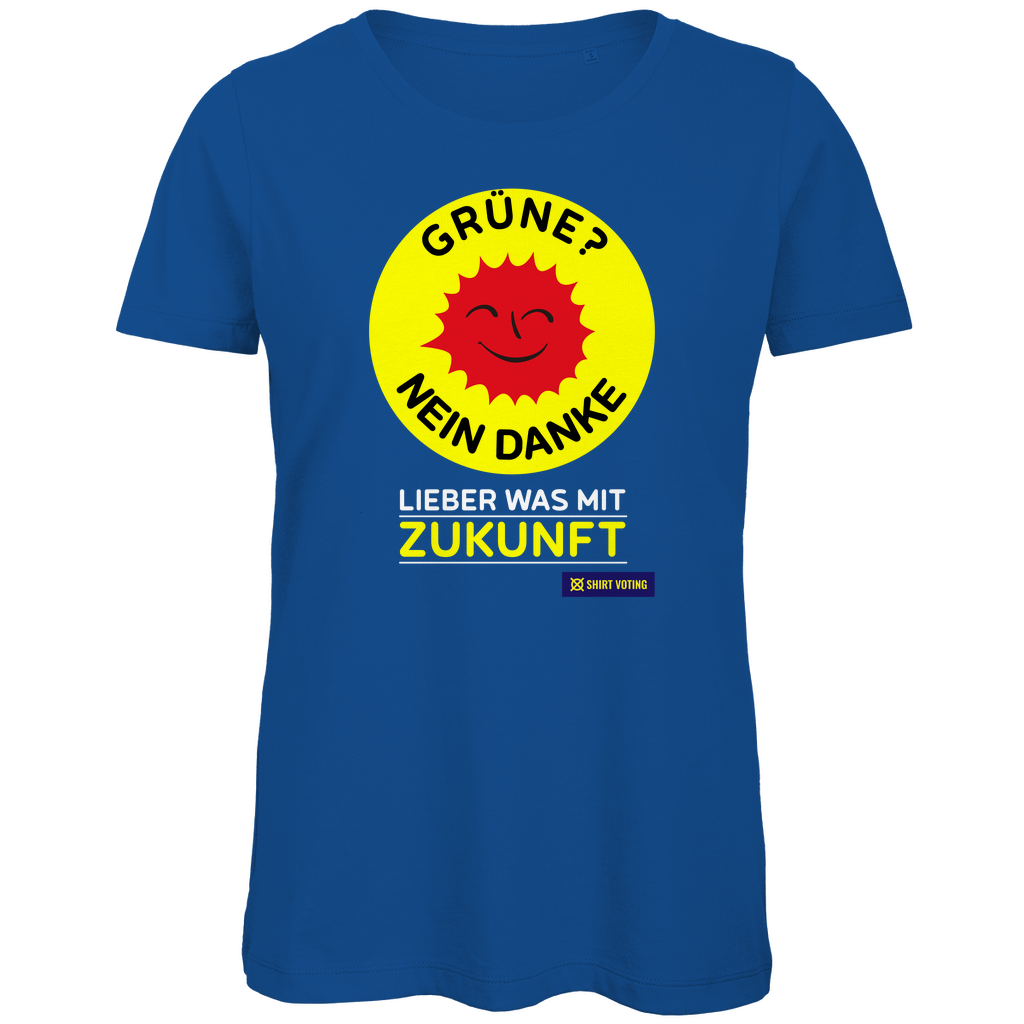 Damen Premium Bio T-Shirt Grüne? Nein Danke