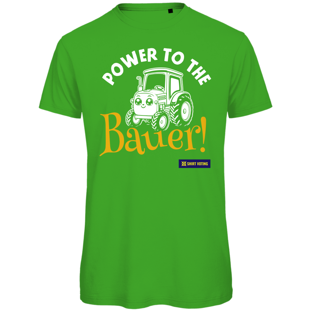 Herren Premium Bio T-Shirt Power to the Bauer!