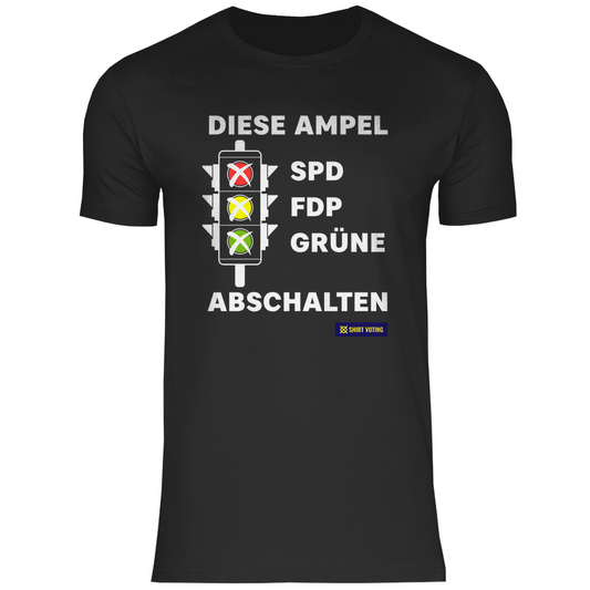 Herren T-Shirt Diese Ampel