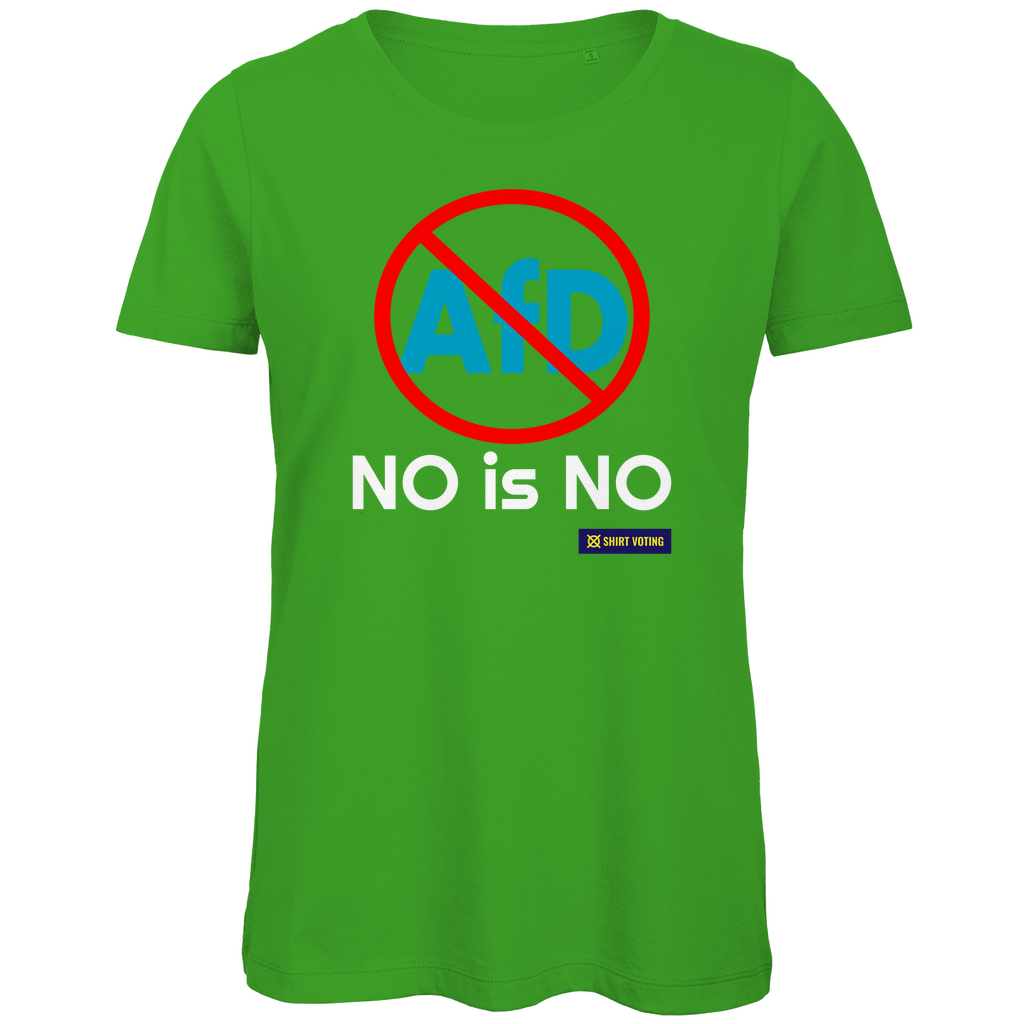 Damen Premium Bio T-Shirt AfD NO is NO