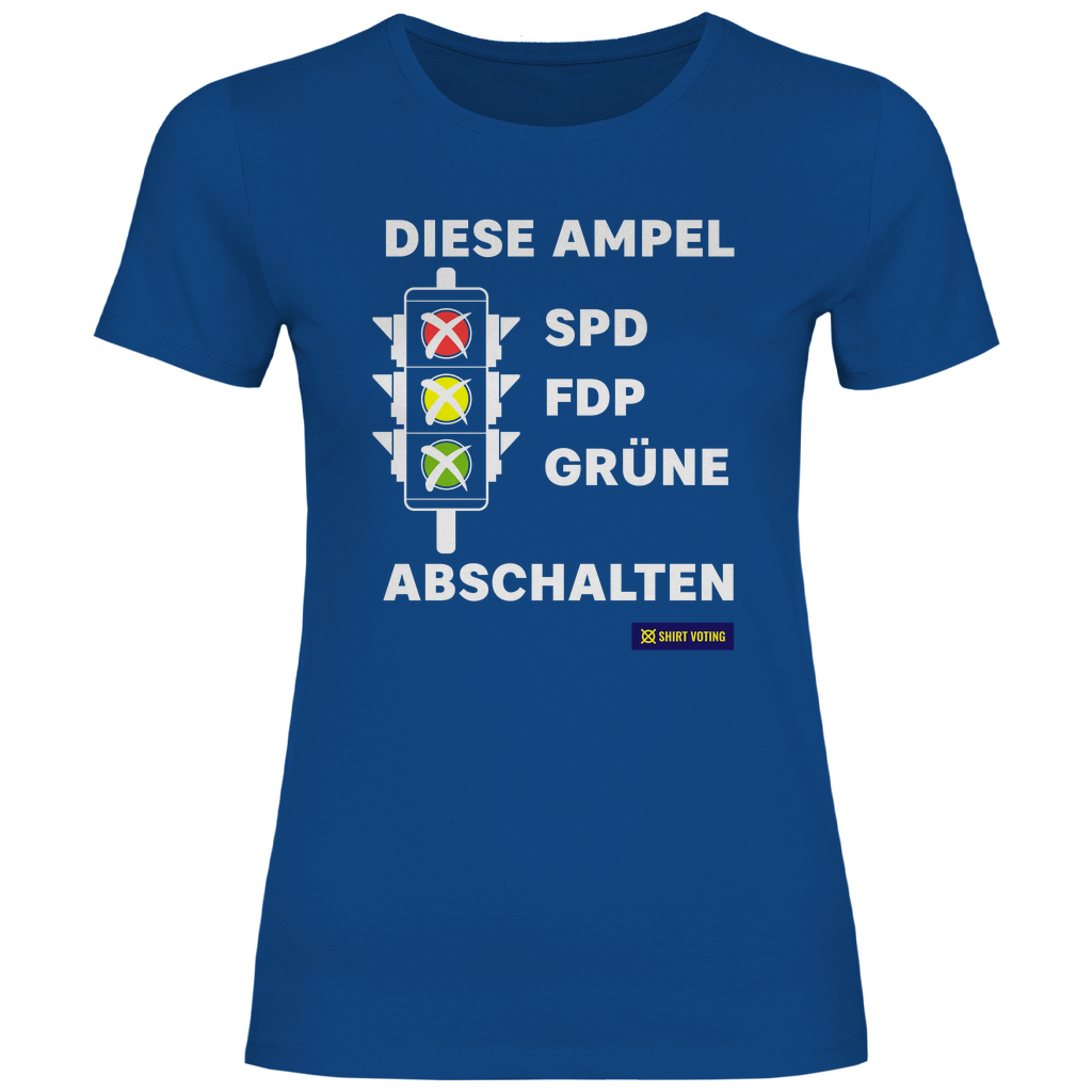 Damen T-Shirt Diese Ampel