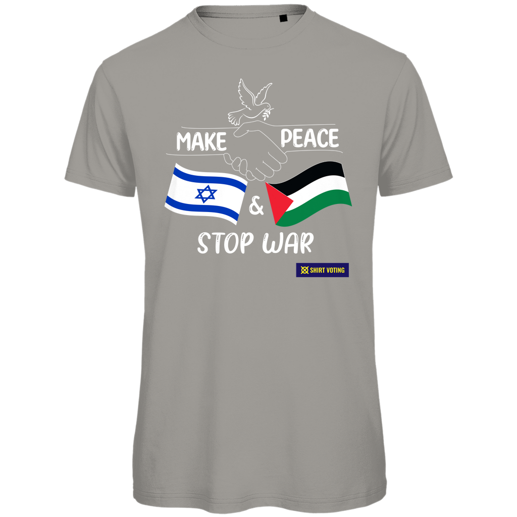 Herren Premium Bio T-Shirt Make Peace IL & PS