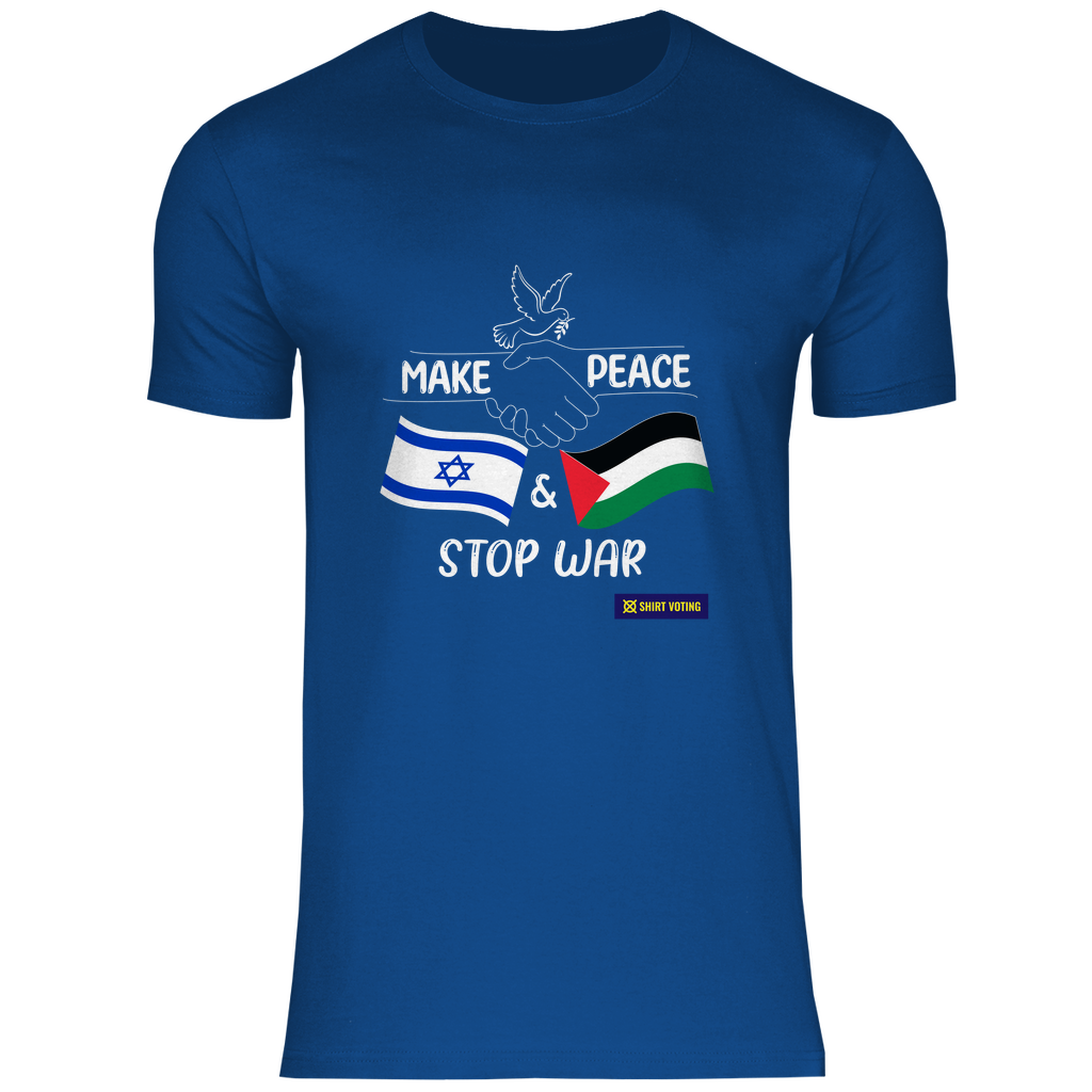 Herren T-Shirt Make Peace IL & PS