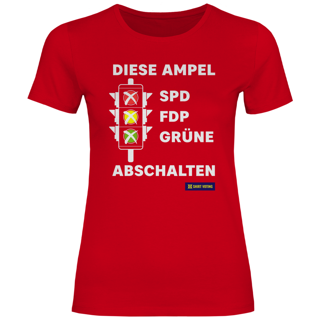 Damen T-Shirt Diese Ampel