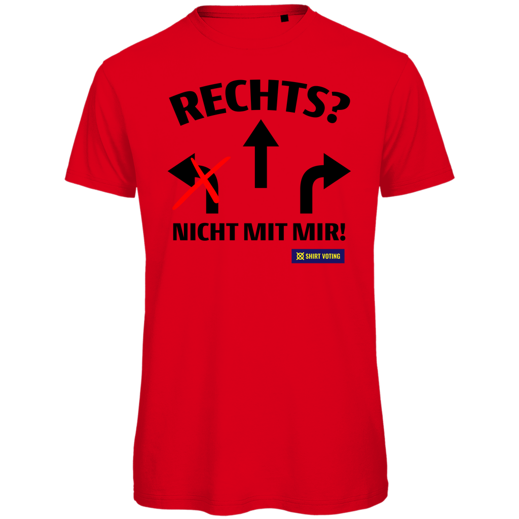 Herren Premium Bio T-Shirt Rechts?
