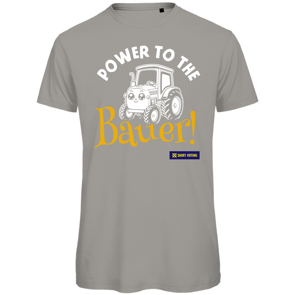 Herren Premium Bio T-Shirt Power to the Bauer!