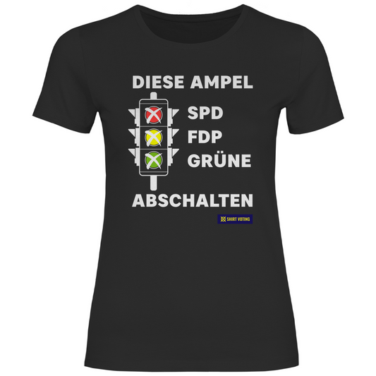 Damen T-Shirt Diese Ampel