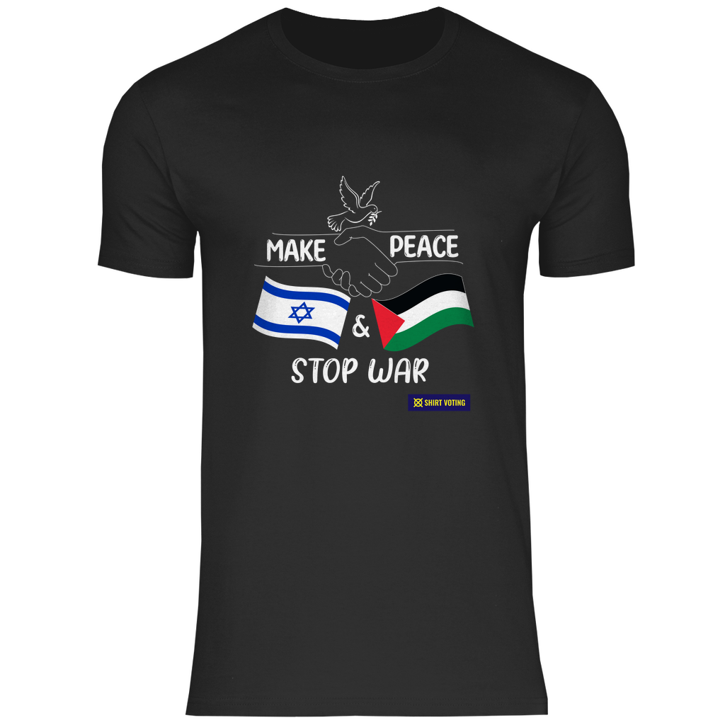 Herren T-Shirt Make Peace IL & PS