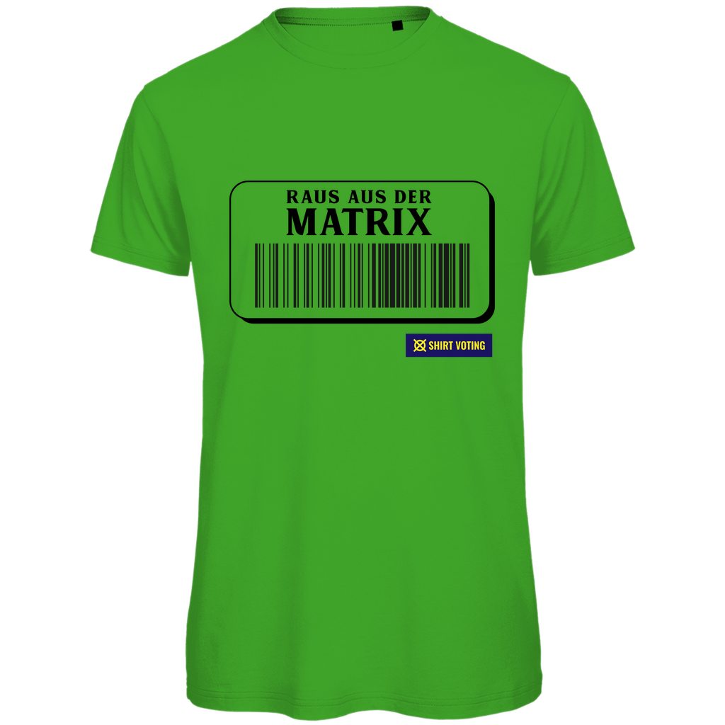 Herren Premium Bio T-Shirt Raus aus der Matrix