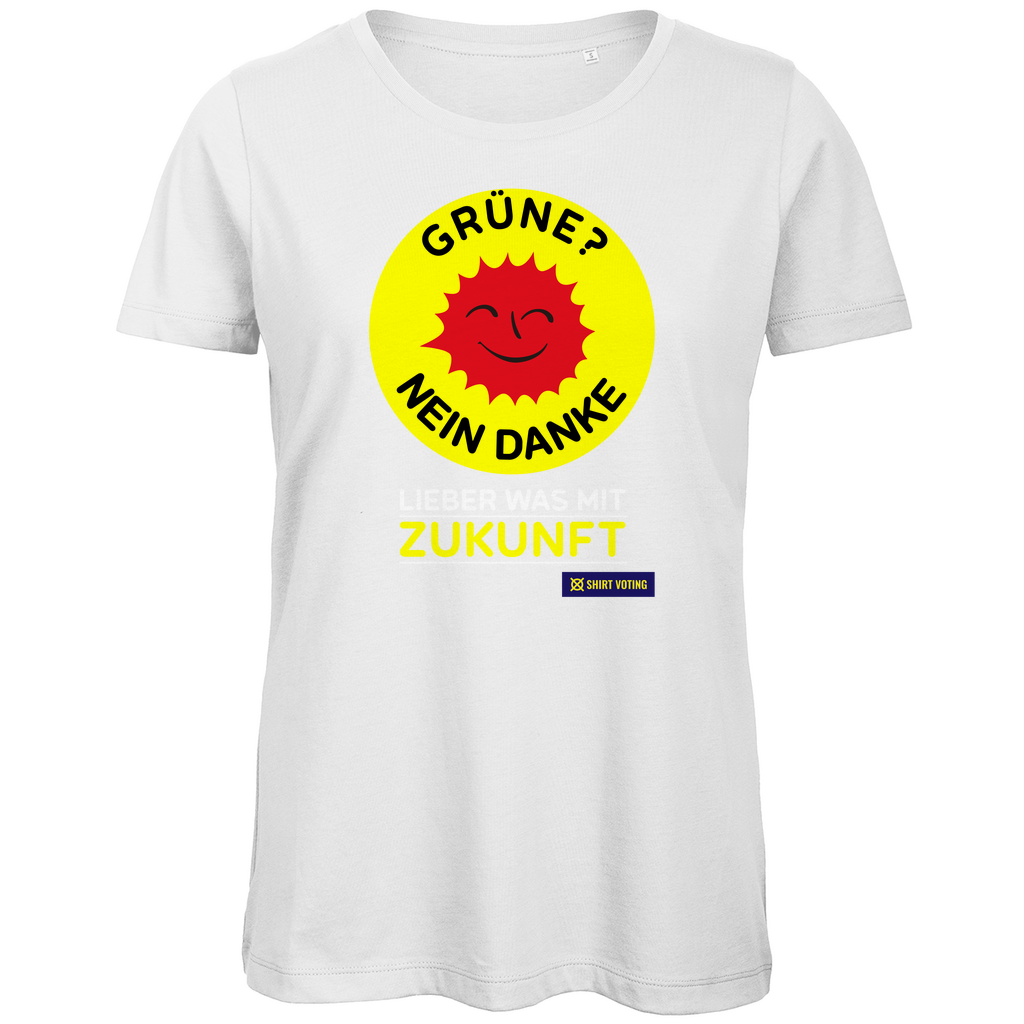 Damen Premium Bio T-Shirt Grüne? Nein Danke