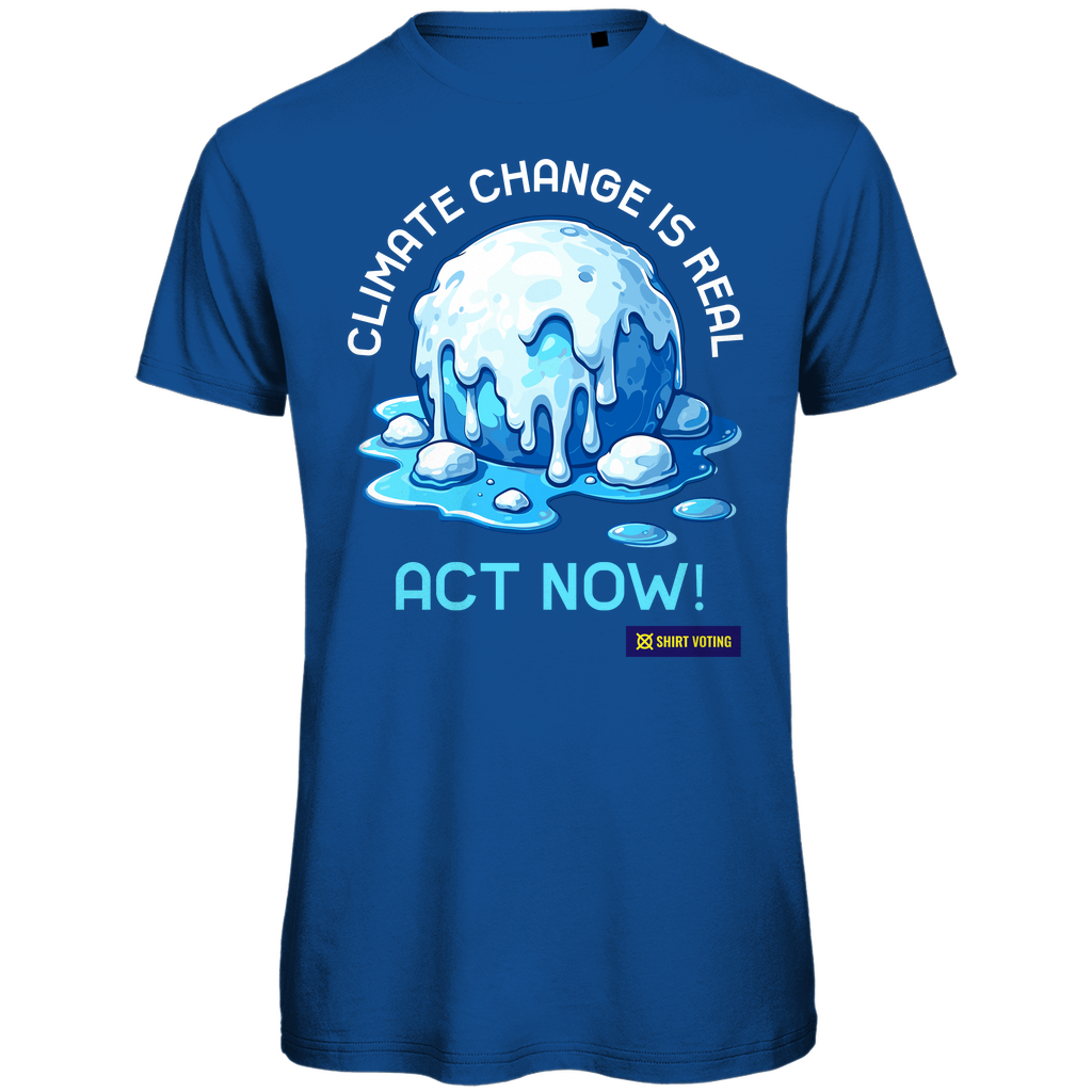 Herren Premium Bio T-Shirt Climate Change