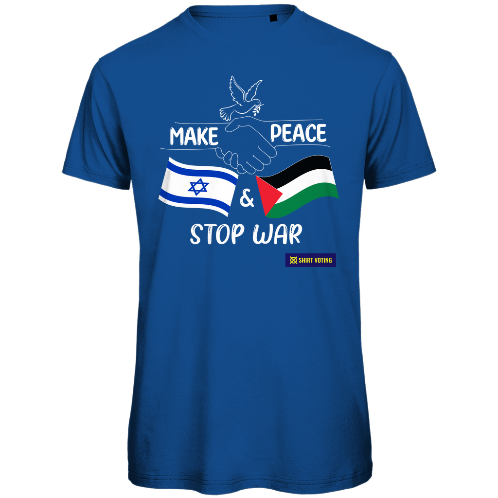 Herren Premium Bio T-Shirt Make Peace IL & PS
