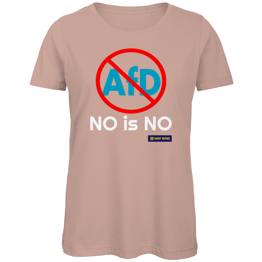 Damen Premium Bio T-Shirt AfD NO is NO