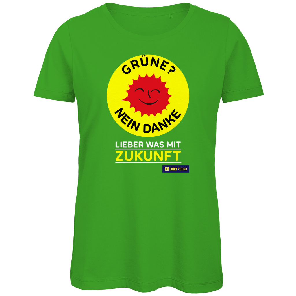 Damen Premium Bio T-Shirt Grüne? Nein Danke