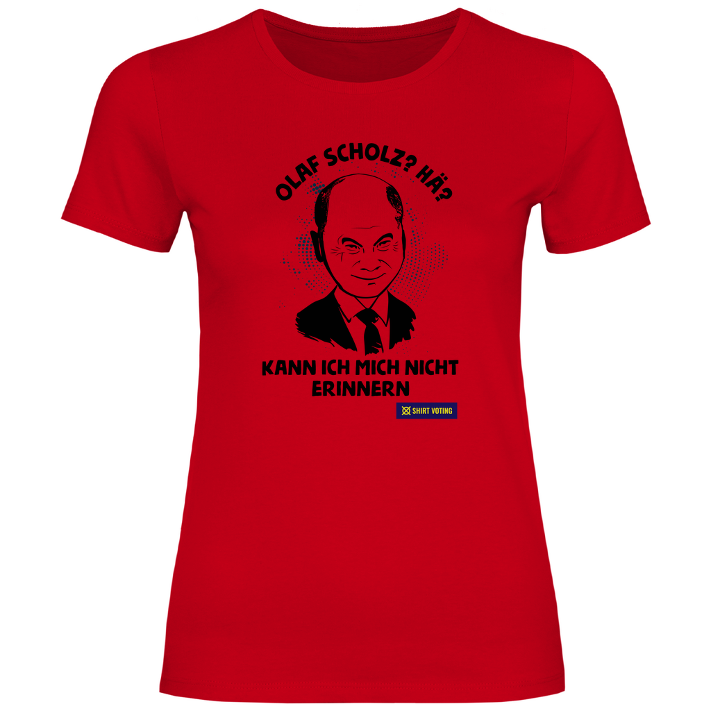 Damen T-Shirt Olaf Scholz?