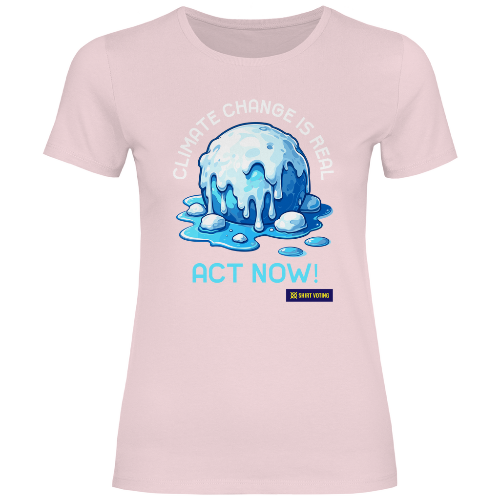 Damen T-Shirt Climate Change