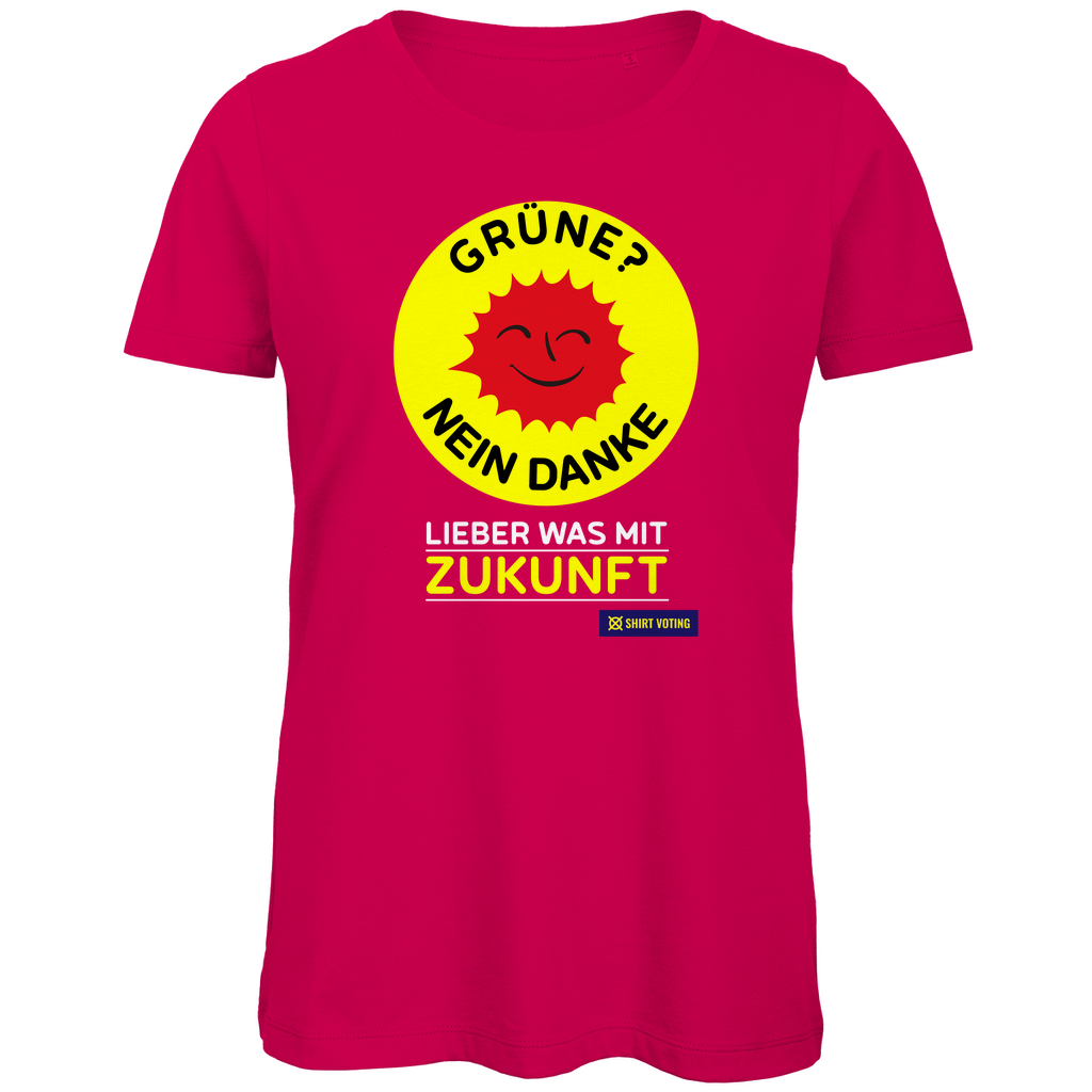 Damen Premium Bio T-Shirt Grüne? Nein Danke