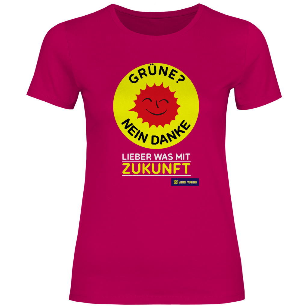 Damen T-Shirt Grüne? Nein Danke!
