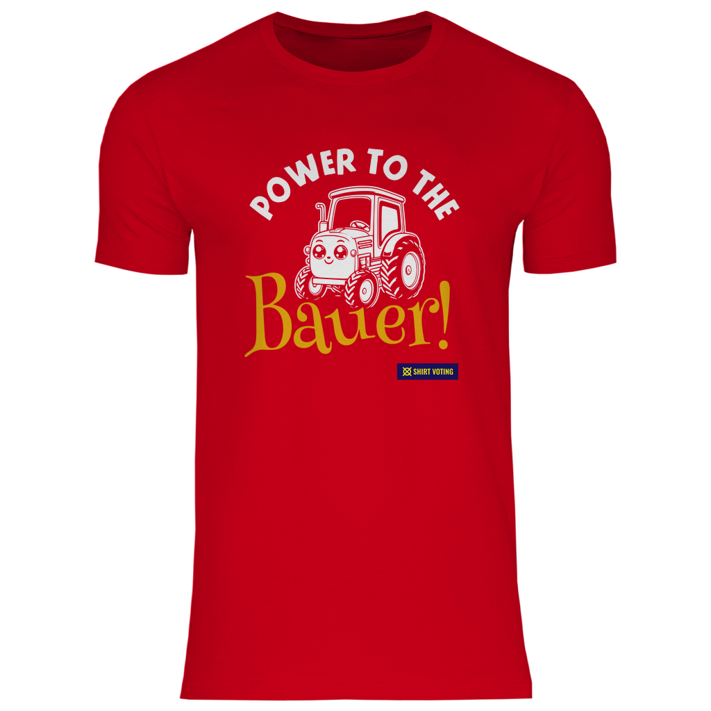 Herren T-Shirt Power to the Bauer!