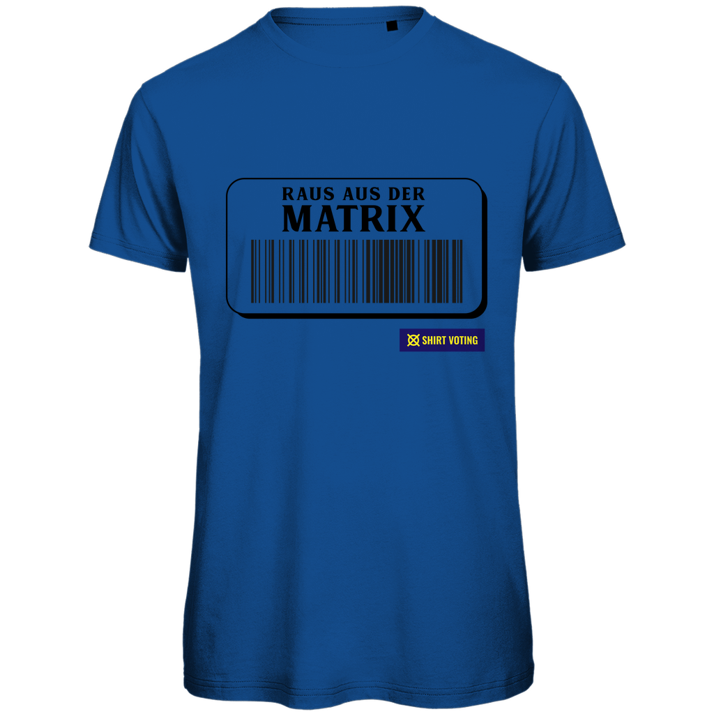 Herren Premium Bio T-Shirt Raus aus der Matrix