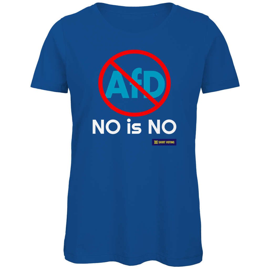 Damen Premium Bio T-Shirt AfD NO is NO