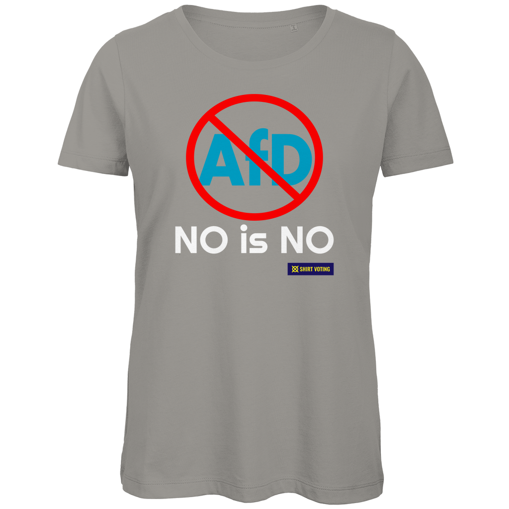 Damen Premium Bio T-Shirt AfD NO is NO