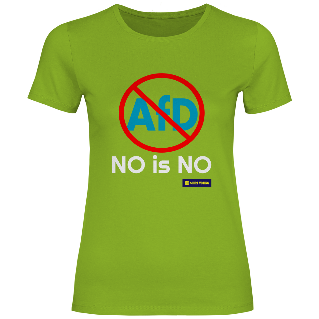 Damen T-Shirt AfD NO is NO