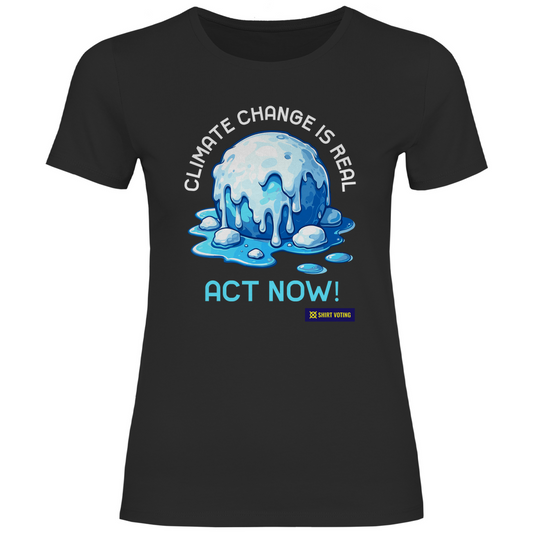 Damen T-Shirt Climate Change