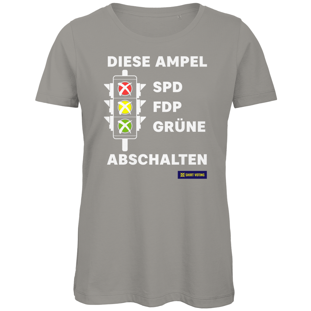 Damen Premium Bio T-Shirt Diese Ampel
